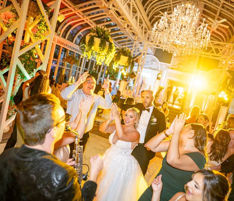 Celebration on the dance floor